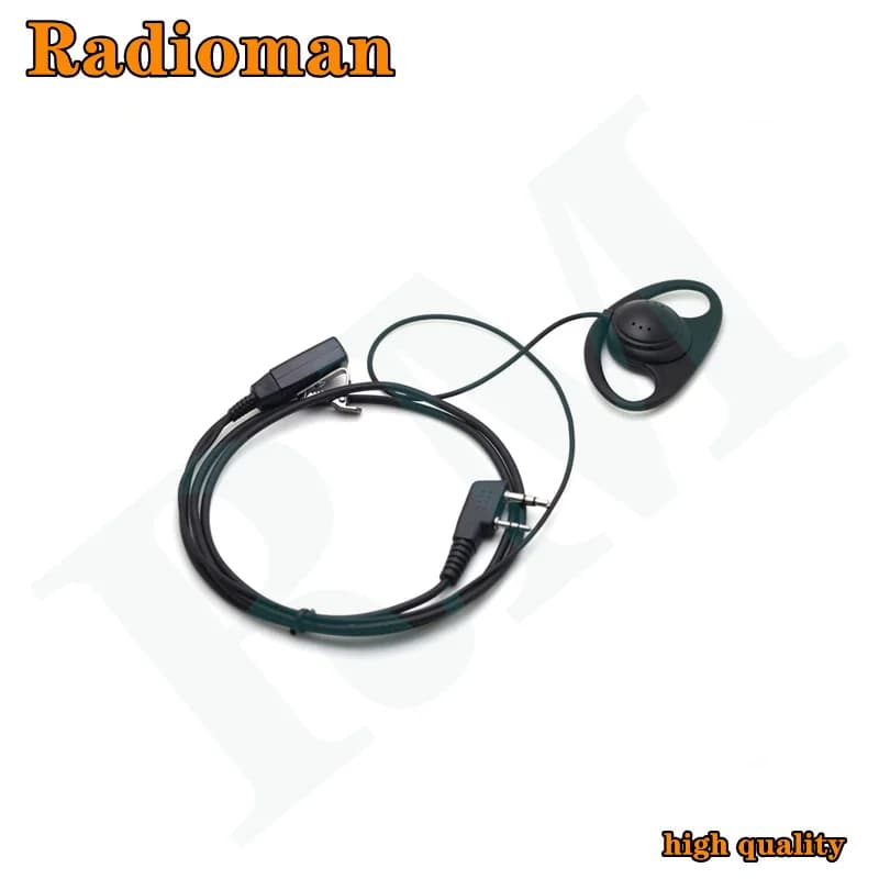 Auricolare a forma di D per Radio Kenwood Baofeng HYT Puxing Wouxun uv-5r bf888s H-777 RT21 UV8D Lt-3188 Lt-3260 Walkie Talkie