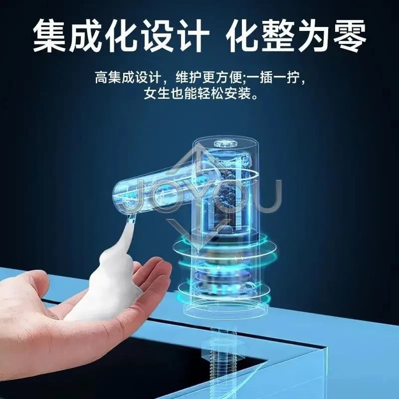 Dispenser Automatico di Detersivo per Piatti con Sensore, Erogatore Elettrico Senza Contatto per Sapone da Lavello, Strumento per Dispenser di Detergente