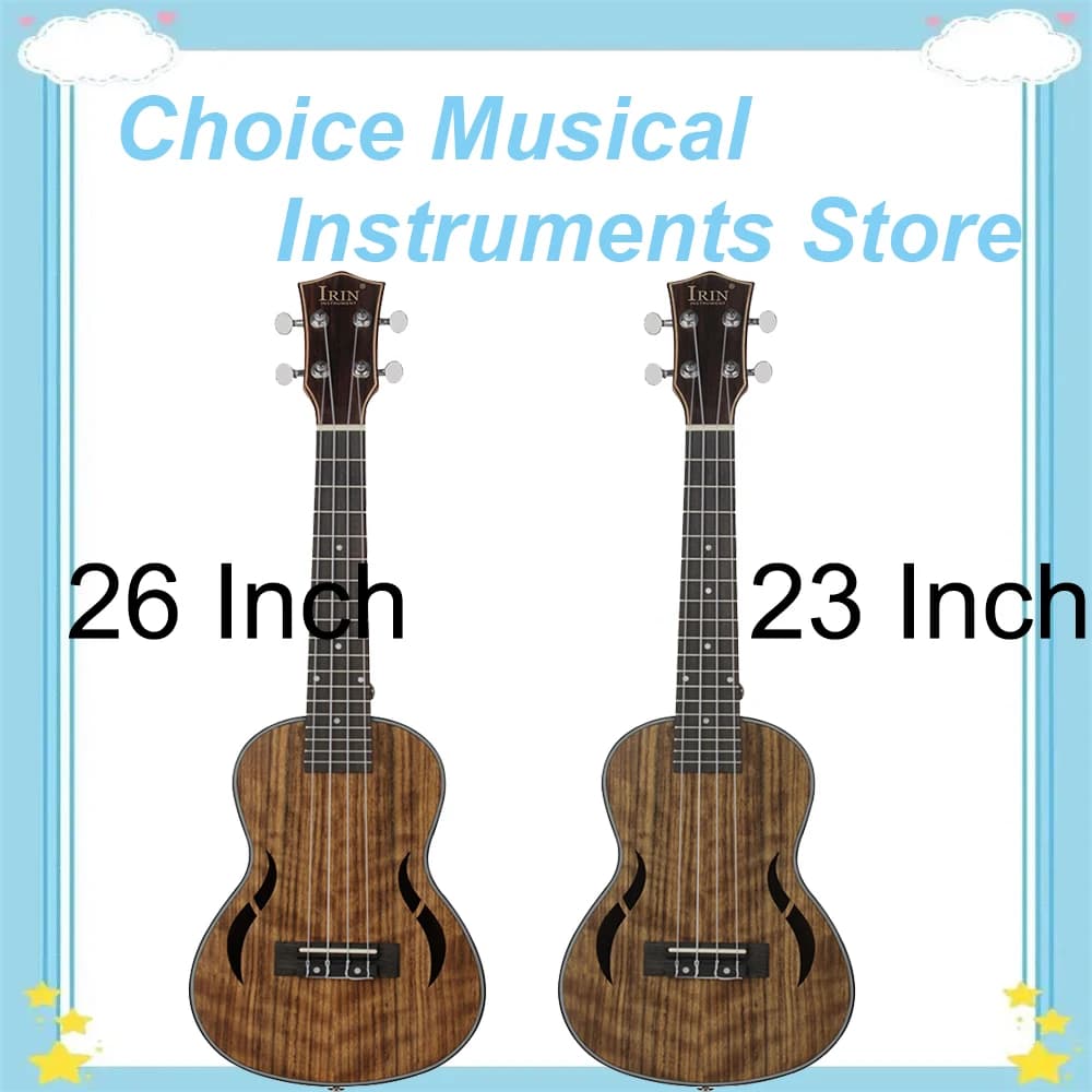 IRIN 23/26 pollici Ukulele Noce Strumento musicale per concerti Festa 4 corde Corde per chitarra hawaiana Strumento musicale