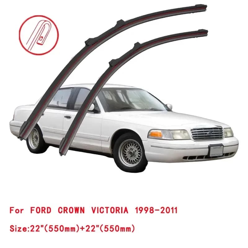 Per FORD CROWN VICTORIA 1998-2011 Spazzole Tergicristallo Anteriori Accessori per Pulizia e Sostituzione