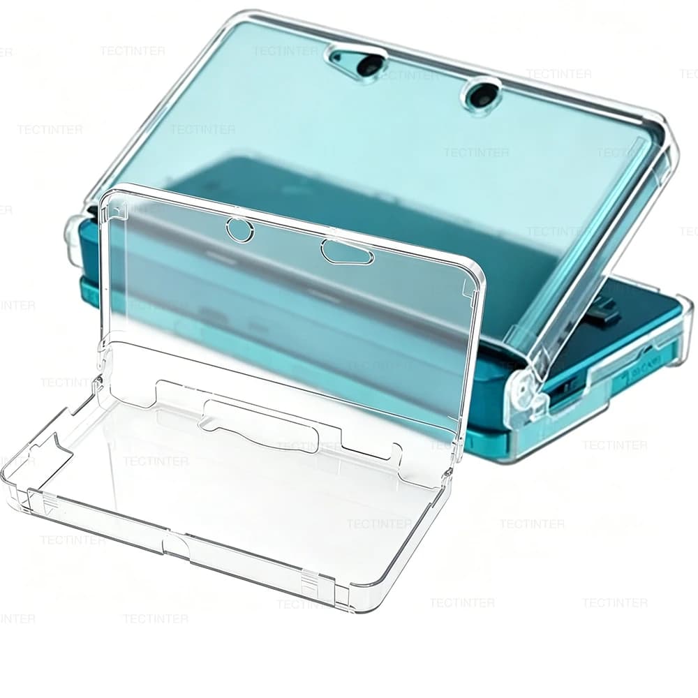 Crystal Protective Case Cover for Nintendo 3DS Handheld Game Console shells replacement Hard Skin Case For 3DS Accessories