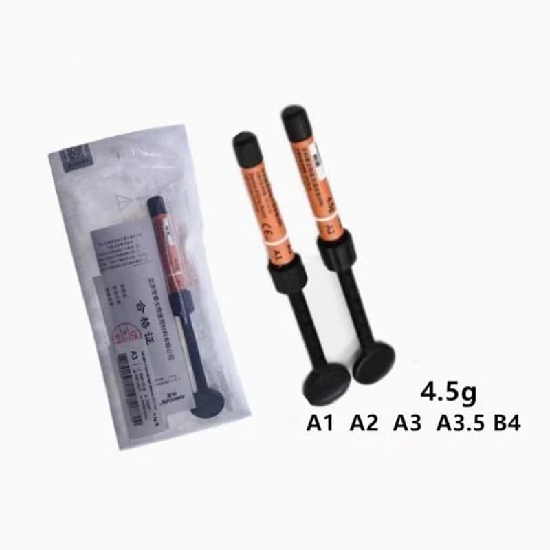 Dental materials Composite resin photopolymerizing 4.5 g/syringue Dental teeth whitening Missing teeth Crown Filling Resin materials