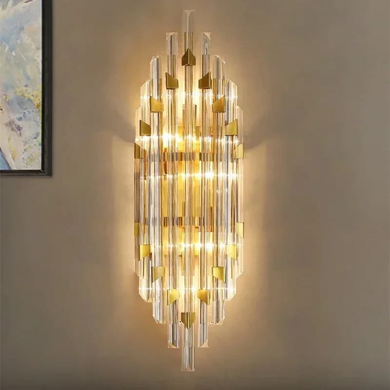 Moderno cristallo nordico applique cucina tavolo da pranzo ristorante camera da letto comodino luci a led lampade da parete di lusso per interni per l'arredamento della camera
