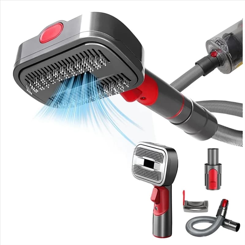 A93Z Attacco per spazzola per toelettatura cani per animali domestici per aspirapolvere V7 V8 V10 V11 V12 V15, kit per toelettatura Strumento per la depilazione del cane Groomer