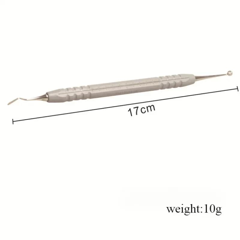 1 pz spatola di riempimento in resina dentale con testa in schiuma denti strumenti in resina composita prodotti per lo sbiancamento dei denti strumenti per dentista odontoiatria