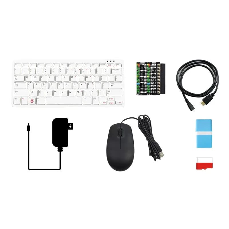 Raspberry Pi 400 All-in-One PC Keyboard 1.8GHz Quad-Core 4GB RAM Built-in Pi 4 Mini Computer Retro Gaming Dev Board