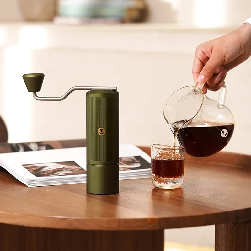TIMEMORE X LITE Large Capacity 30g Manual Coffee Grinder S2C Burr Inside CNC Machining Stainless Steel Foldable Coffee Mill
