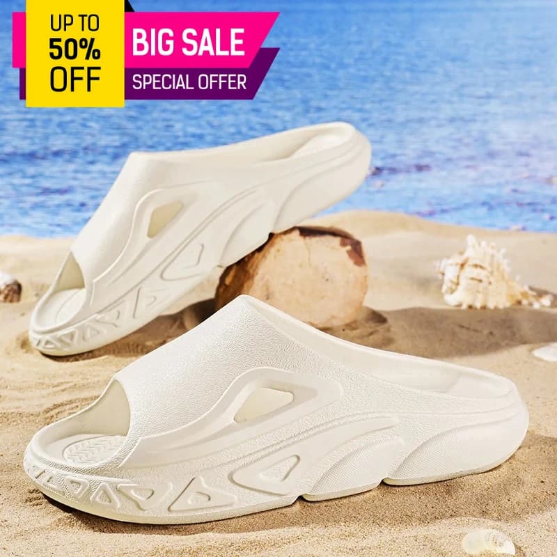 Y2k 2026 Nuove Ciabatte Grigie Stile Coreano Unisex Trendy Cloud Cushion Antiscivolo con Suola Spessa Scarpe Estive per Casa e Strada
