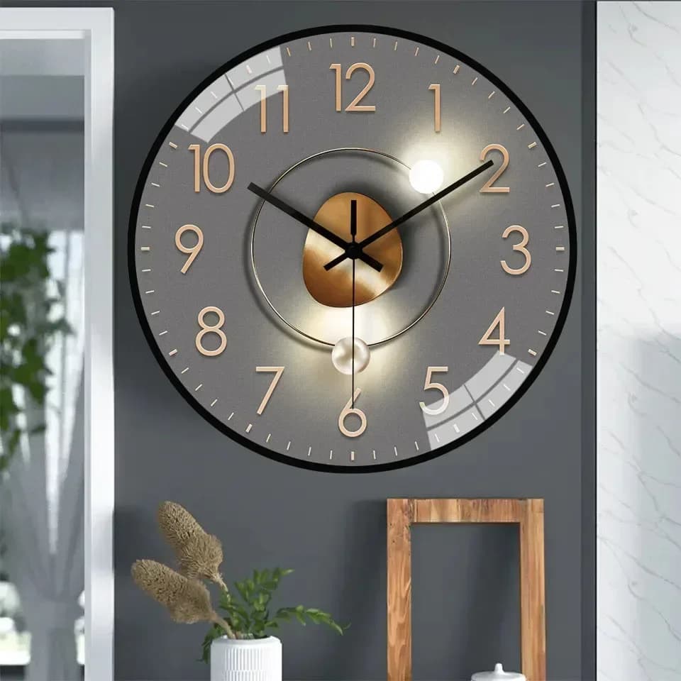 Wall clock original Wall clock silent without ticking battery Clock Living room Bedroom Kitchen Office classroom