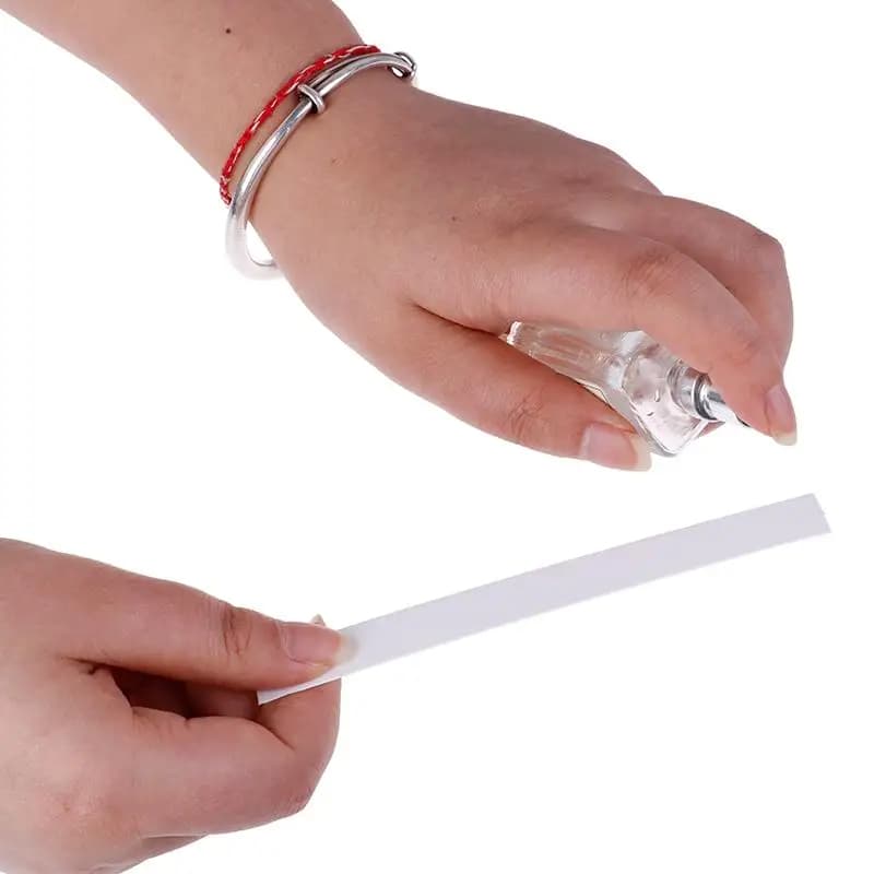 ＆Aromatherapy Perfume Test Strips 100pcs 130x15mm Essential Oil Scent Paper for Fragrance Sampling Professional Testing