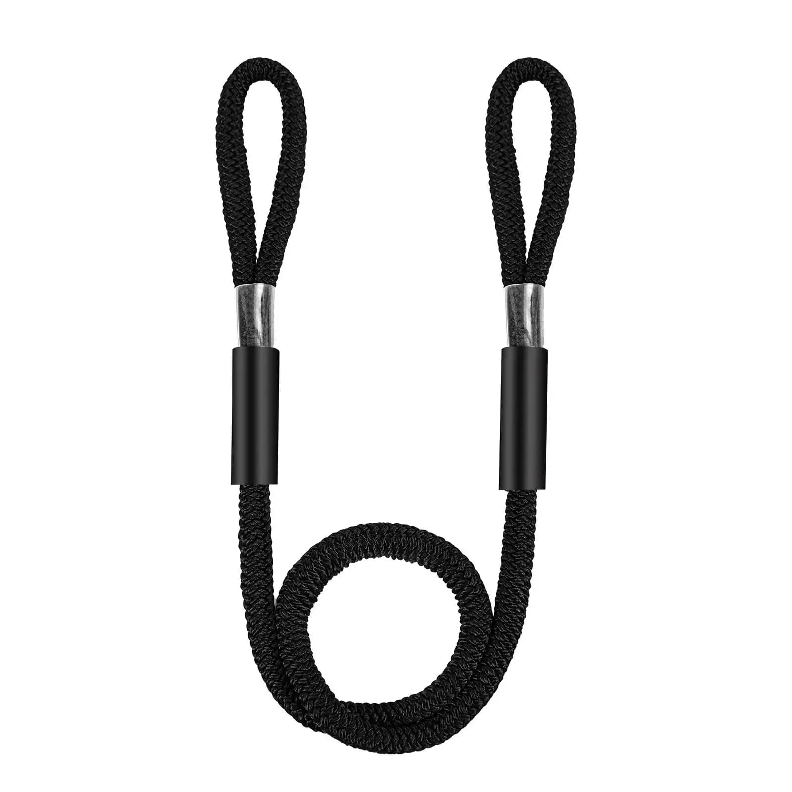 Corda di ormeggio per carichi pesanti in nylon di grado marino con passanti di fissaggio rapido per ancoraggio per barche, aggancio per canoa e sport acquatici