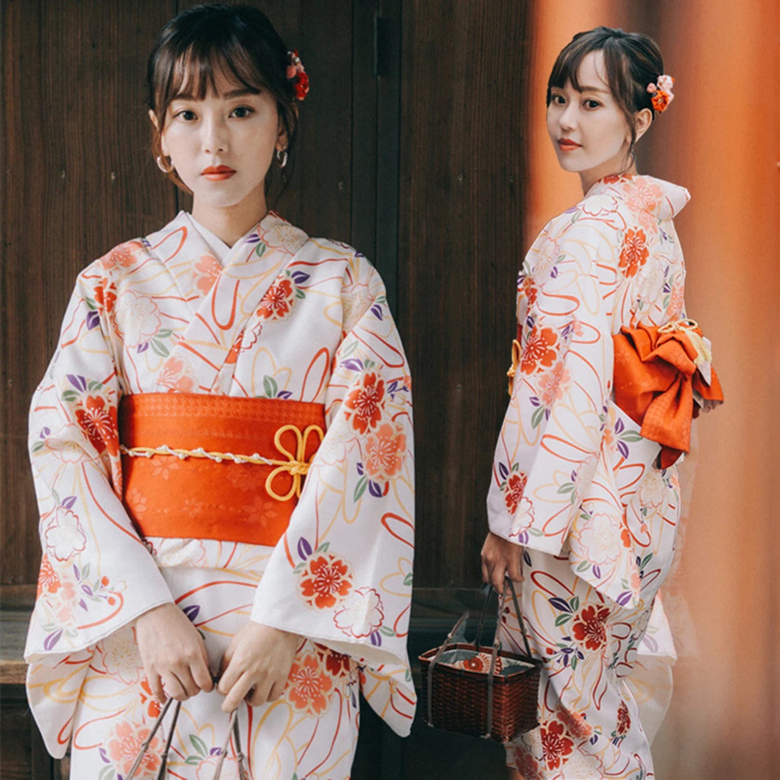 Kimono Japanese Women's Kimono Traditional Light Long Dress Yukata For Fantasy Dress Home Festival Performance Halloween