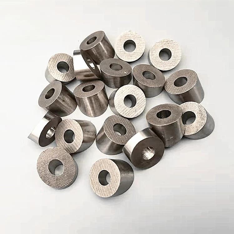 100/50/30/10 pezzi in acciaio inossidabile 1/4 "rondella smussata ad angolo di 30 gradi per ringhiera per cavo da 1/8" a 3/16", grado marino T316