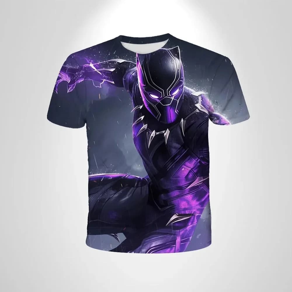 T-shirt estiva traspirante 3D per bambini, serie Thor Marvel, tendenza Y2K, camicia a maniche corte ad asciugatura rapida