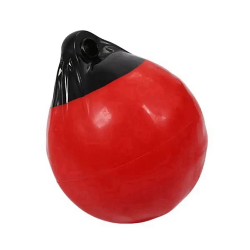 【SPECIAL】10X Heavy Duty PVC Boat Fender Ball Round Anchor Buoy Dock Bumper Ball Inflatable Protection Marine Mooring Buoy Red