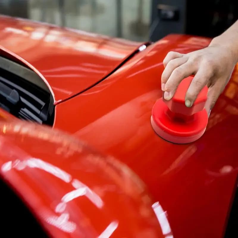 Spugna per lucidatura Cuscinetti per dettagli automatici Tamponi per applicatore di cera per auto Spugna per argilla per dettagli lucidatura per pulizia automatica e lucidatura fine