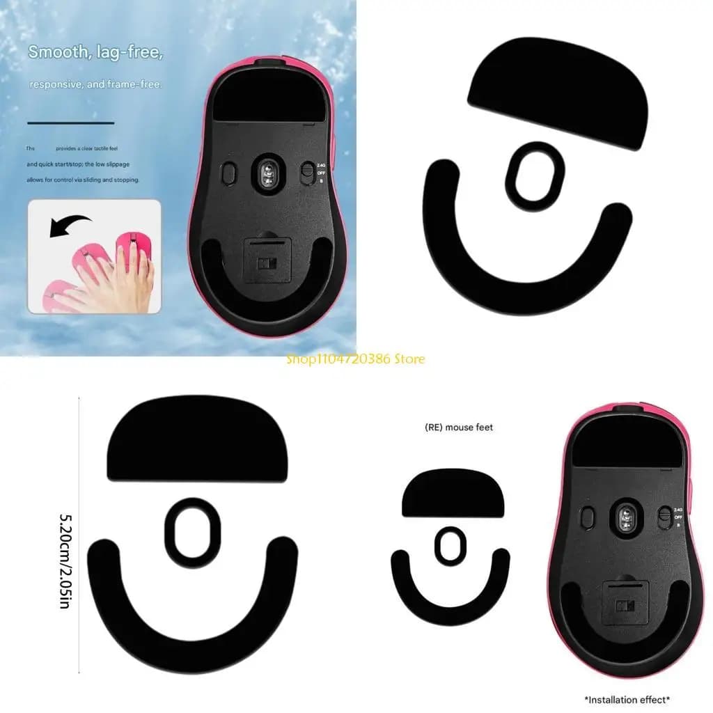 K0EA Versione ICE Gioco Mouse Pattini Mouse Pad per MCHOSE RE