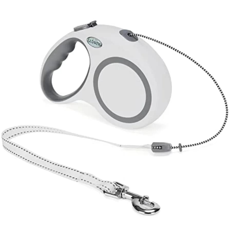 Retractable Dog Leash 30 FT, Dog Walking Leash for Medium Large Dogs up to 77 lbs, Heavy Duty No Tangle, Large