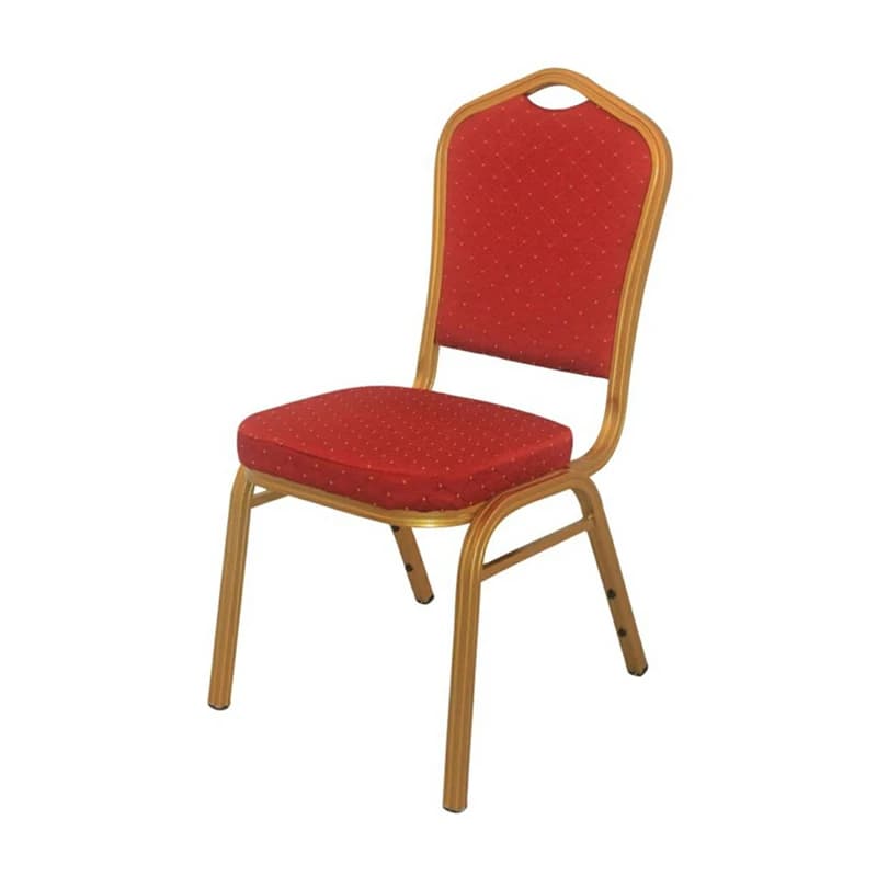 Sedia per Banchetti e Matrimoni con Gambe in Metallo, Impilabile, Arredamento per Hotel