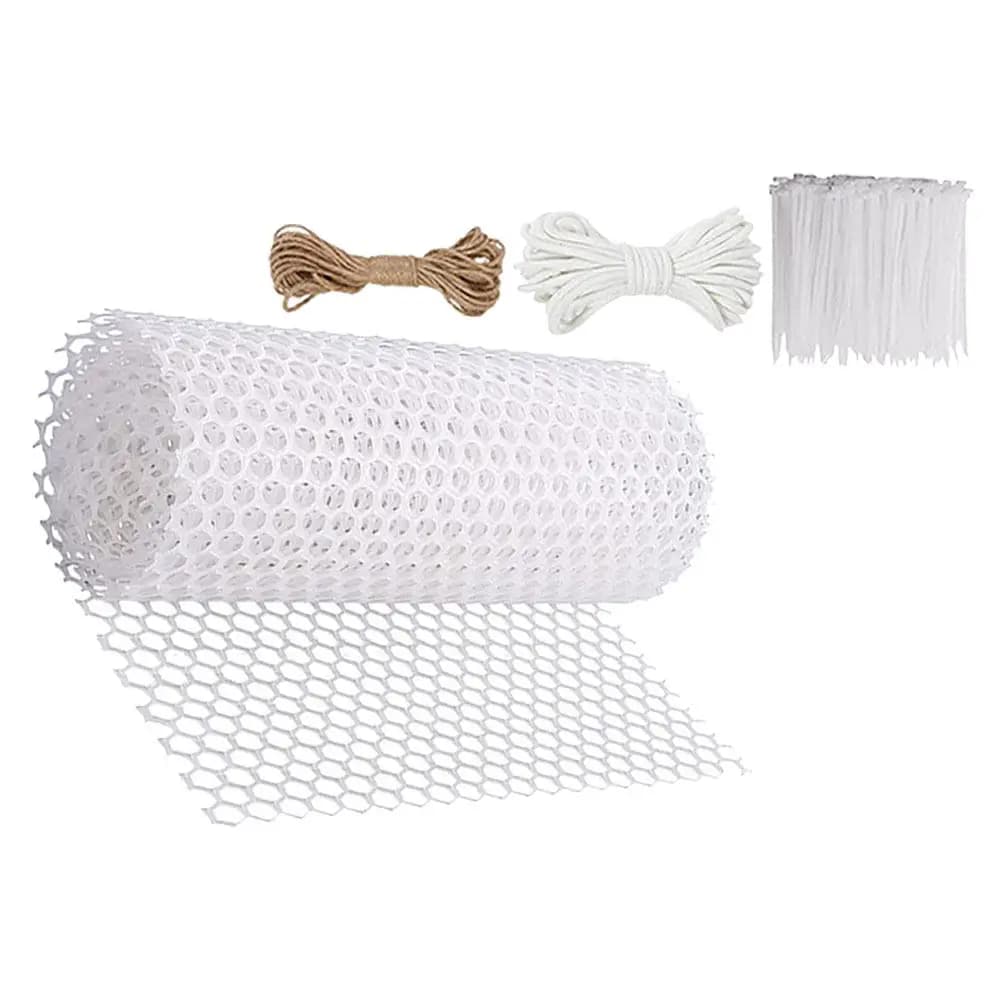 1 Set Moss Pole Netting For Garden Plant Climbing Support Durable Plastic Mesh Potted Plants Indoor Outdoor Trellis Vine Fruits