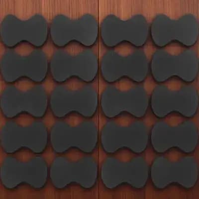 20 Pezzi Adesivi Antiscivolo in EVA per Plettro Chitarra, Miglioratori di Presa per un Suono Sicuro, Prevenzione Scivolamento, Facili da Applicare sulla Chitarra