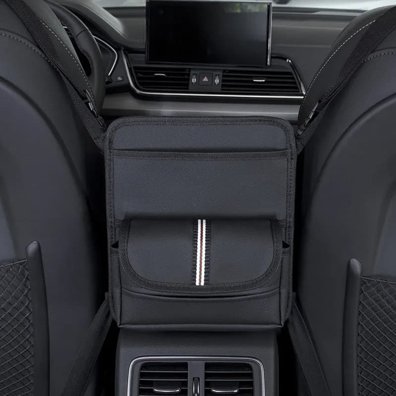For Car Seat Middle Storage Box Hanging Bag Mesh Organizer for Volvo XC60 XC90 XC40 S90 V60 Accessories