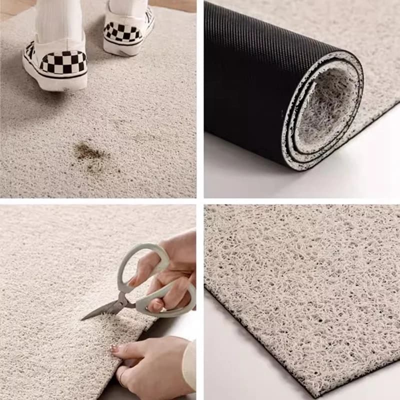 Letter Welcome Door Mat House Entrance Mat Carpet Dustproof Floor Mat Outdoor Aesthetic Home Room Decoration A-A63M