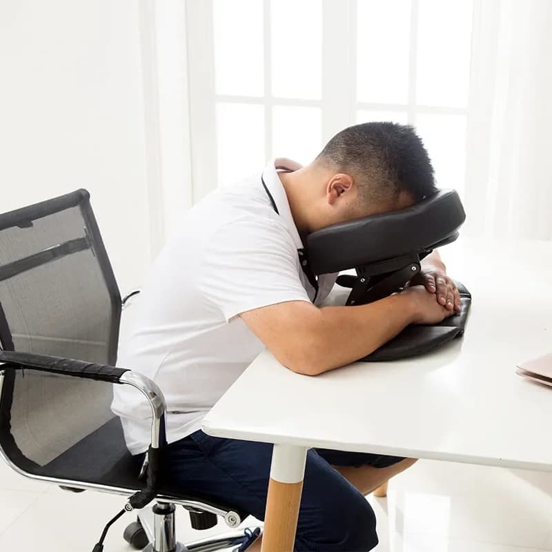 Cuscino per lettino da massaggio SPA Cuscino a forma di U Rinforzo per il viso Cuscino per dormire per la pisolino per la scrivania dell'ufficio, il salone di viaggio scolastico per la casa
