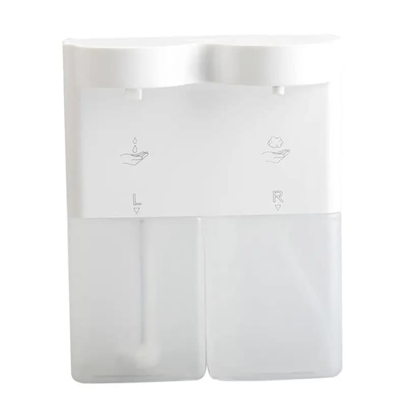 Dispenser di Sapone Automatico AEE6-300ML con Sensore, Ricarica USB, 3 Livelli Regolabili, Montaggio a Parete per Bagno