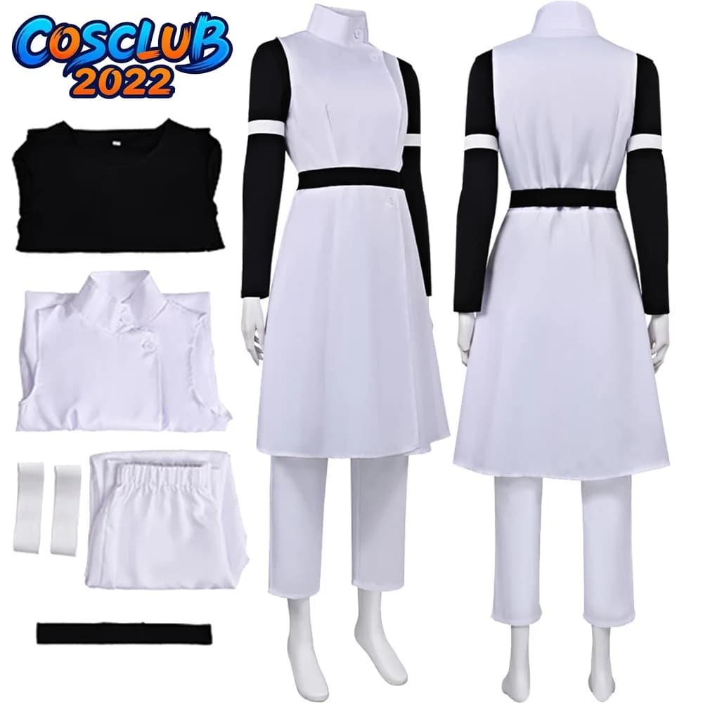 Costume Cosplay Yuka Okkotsu 2026, Abbigliamento Anime per Adulti con Giacca, Pantaloni e Cintura, per Halloween e Feste in Maschera