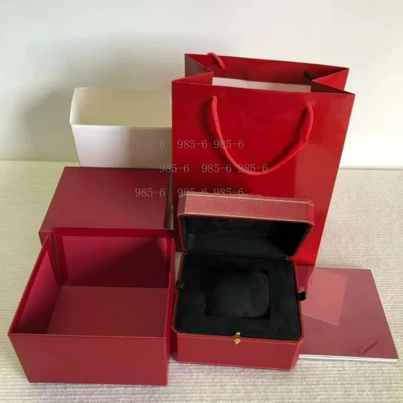 Single Slot Watch Display Storage Case, Red PU Leather Watch Holder Box