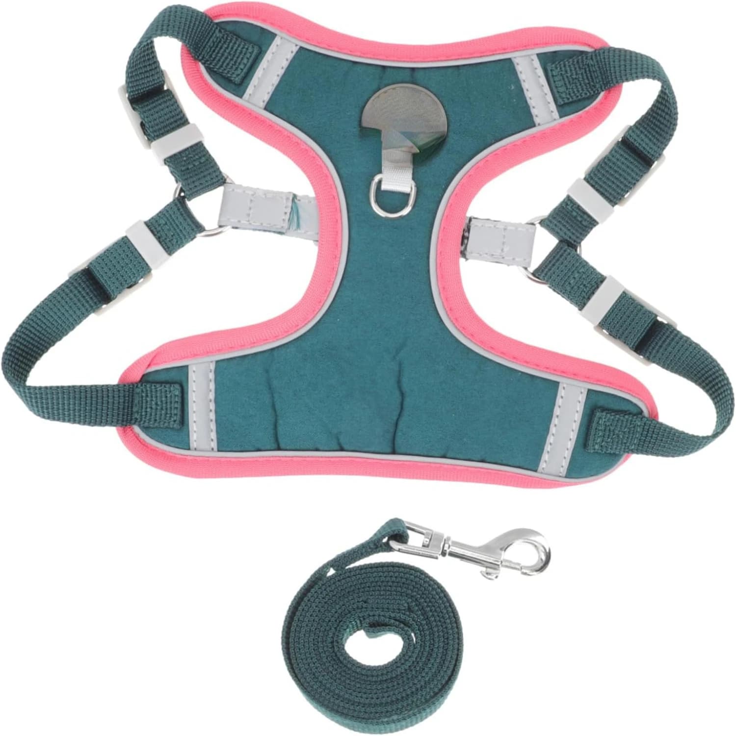 accessorio tial. Senti e brillare con questo set di gilet per animali domestici elegante, trendy e riflettente, progettato per mantenere il tuo amico peloso