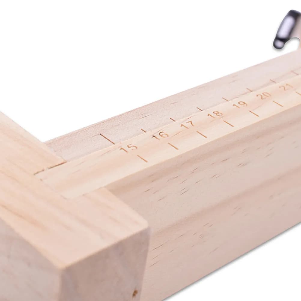Wooden Paracord Bracelet Weaving Rack Adjustable Slider Chassis for Lanyards DIY Craft Tool Kit Umbrella Rope Bracelet Maker