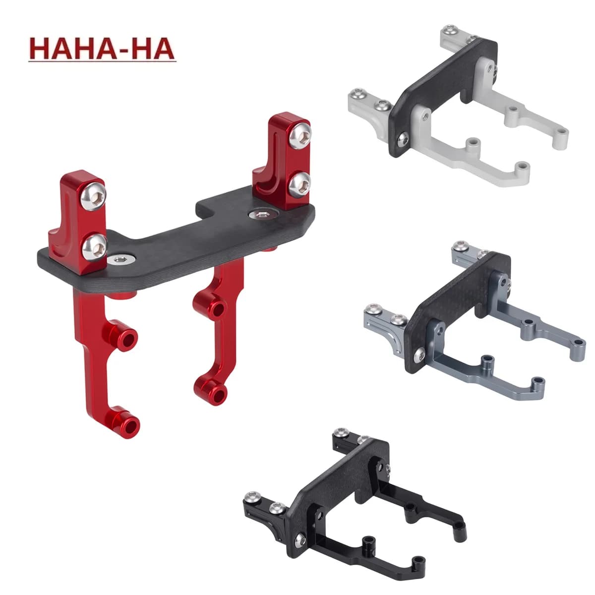 Aluminum Alloy Servo Mount Base Stand with Steering Link for Axial SCX10 II 90046 AR44 Axle 1/10 RC Crawler Upgrade Parts