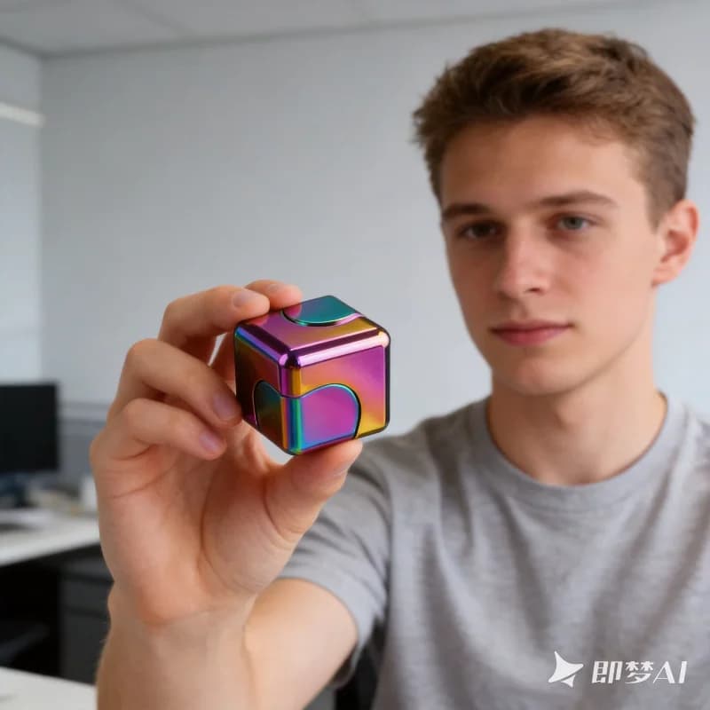In stock Metal Cube Spinner Fidget Toy Fingertips 3D Puzzle Gyro Gear Sensory Anti Stress Relief Educational Games