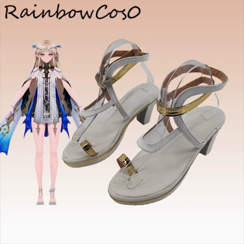 Cartethyia Wuthering Waves Scarpe Cosplay Stivali Gioco Anime Party Halloween RainbowCos0 W4832