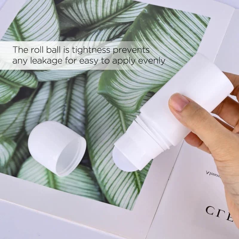 3 pz 50 ml 30 ml FAI DA TE Roll on Bottiglia di Olio Essenziale a prova di Perdite Vuote Riutilizzabili Bottiglie Riutilizzabili e Accessori Contenitori Cosmetici