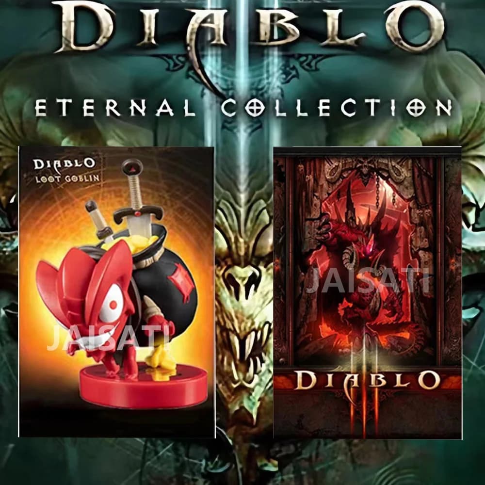 Diablo 3 Eternal Collection, carte NFC del gioco Diablo 1-3, include Elite Secret Territory e Loot Goblin per Switch