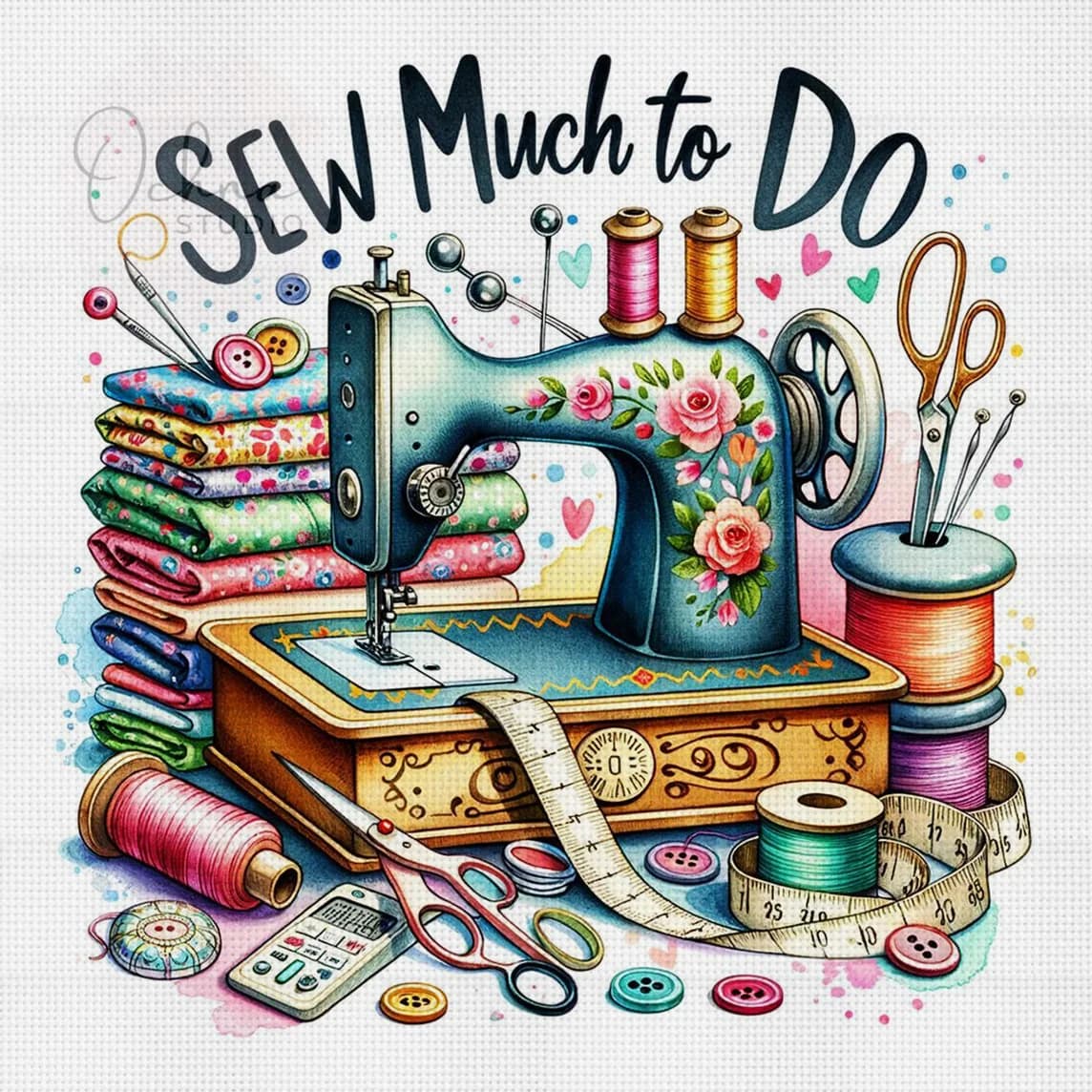 Kit Punto Croce Joy of Sewing Fai da Te 11CT Ricamo Decorazione Murale Regalo Materiale Artigianale Senza Cornice Semi-Finito 36×36cm