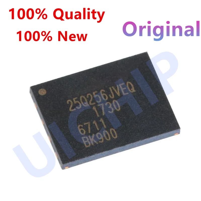 100% Nuovo W25Q256JVEIQ 25Q256JVEQ 25Q256JVEN W25Q256JVEIN QFN 32M FLASH MEMORIA IC Chip