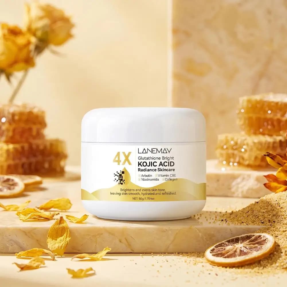 50g Brand Facial Cream Niacinamide Collagen Radiance Brighten Even Skin Tone Smooth Skincare Glutathione Bright Kojic Acid Cream