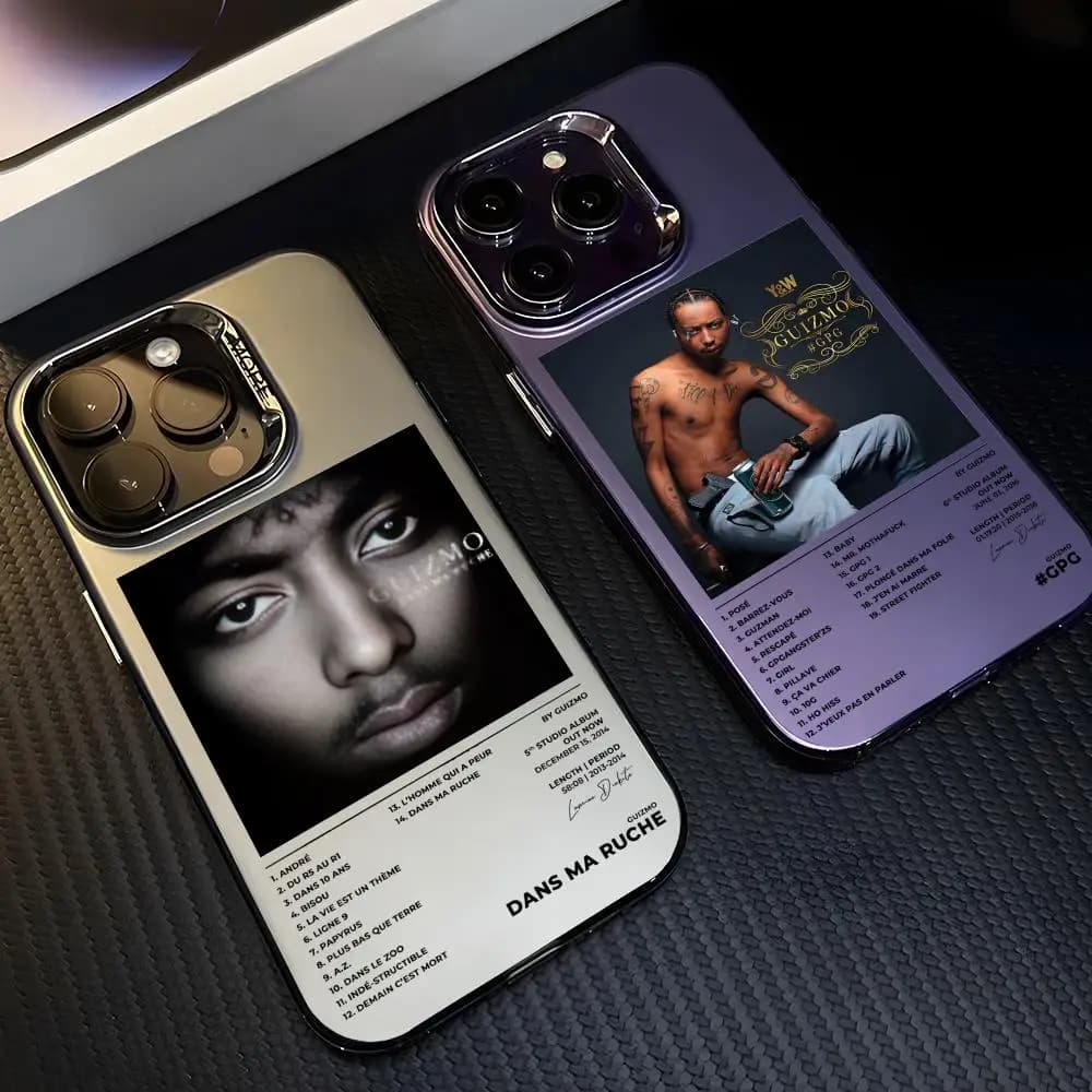 G-Guizmo Phone Case for iPhone 17 16 15 14 13 12 11 Pro Max, Designer Opaca Laser Aurora