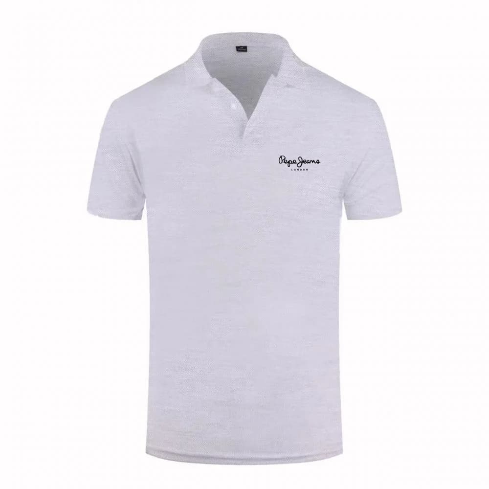 Polo a maniche corte da uomo Pepe Jeans London, ad asciugatura rapida, casual, sportivo, per l'estate, golf, corsa, palestra, t-shirt con risvolto da uomo
