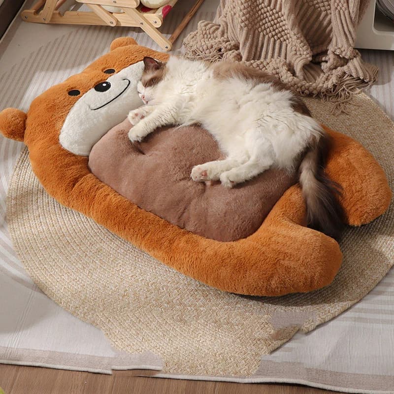 Cuscino per Cani Morbido e Spesso, Tappetino Caldo per Tutte le Stagioni, Autunno/Inverno, per Razze Medie/Grandi, Lavabile, Adatto anche per Gatti