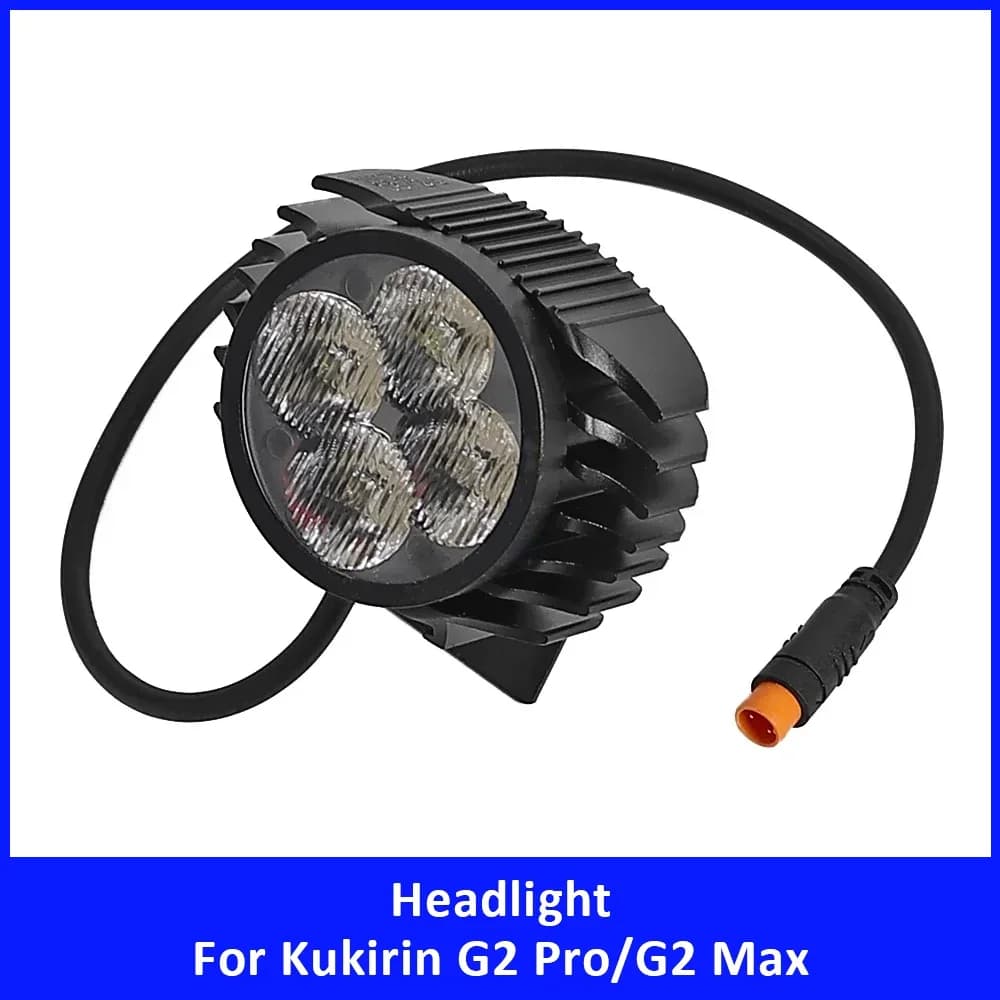 Faro LED per Kugoo Kukirin G2 Pro G2 Max, Lampada Frontale per Manubrio, Ricambio per Monopattino Elettrico, Accessori e Parti di Ricambio