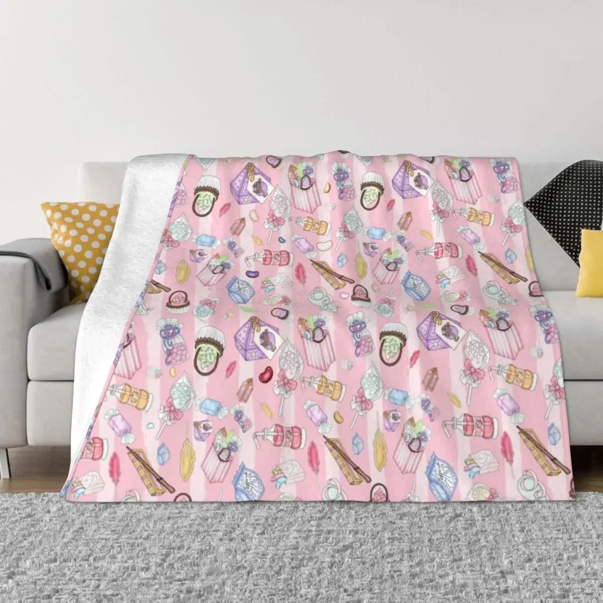 Honeydukes Wizarding Sweet Shop coperta coperta per divano coperta Shaggy Fluffy Shaggy coperta coperte per bambino