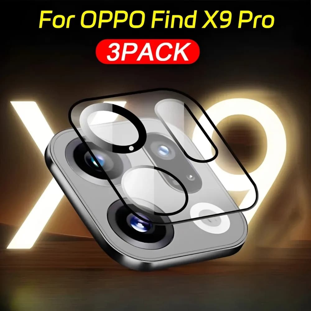 Protezione per Lente Fotocamera AR OPPO Find X9 Pro, Vetro Temperato 3D per OPPO FINDX9 FindX9Pro, Pellicola Protettiva HD Trasparente