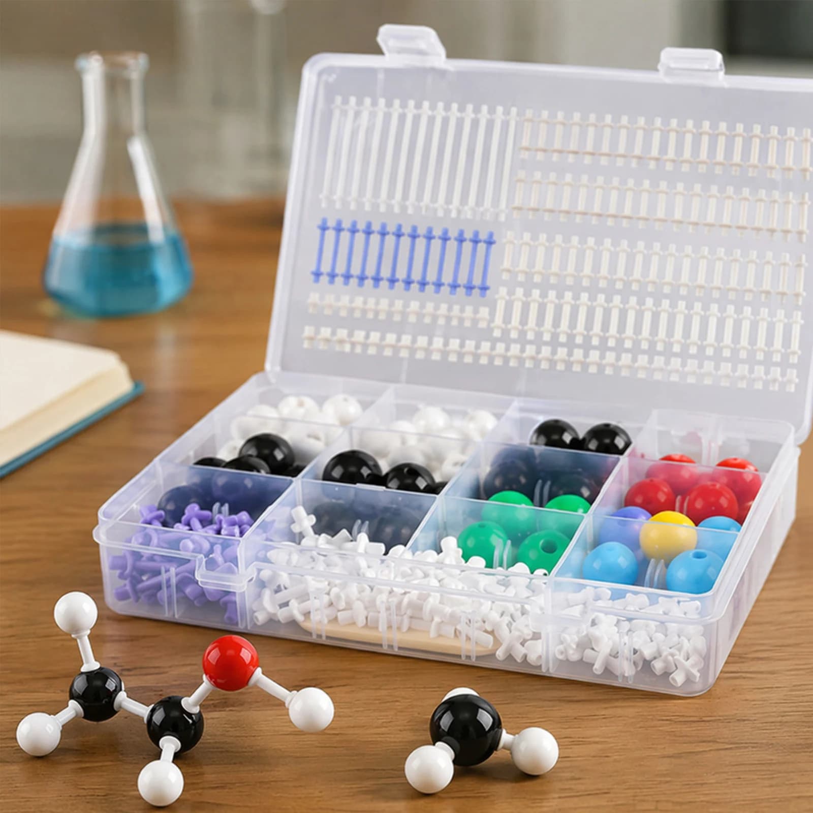 Chemistry Molecular Model Kit Visualize Structure & Effortless Assembly Organic Molecular Set for Lessons in Chemistry