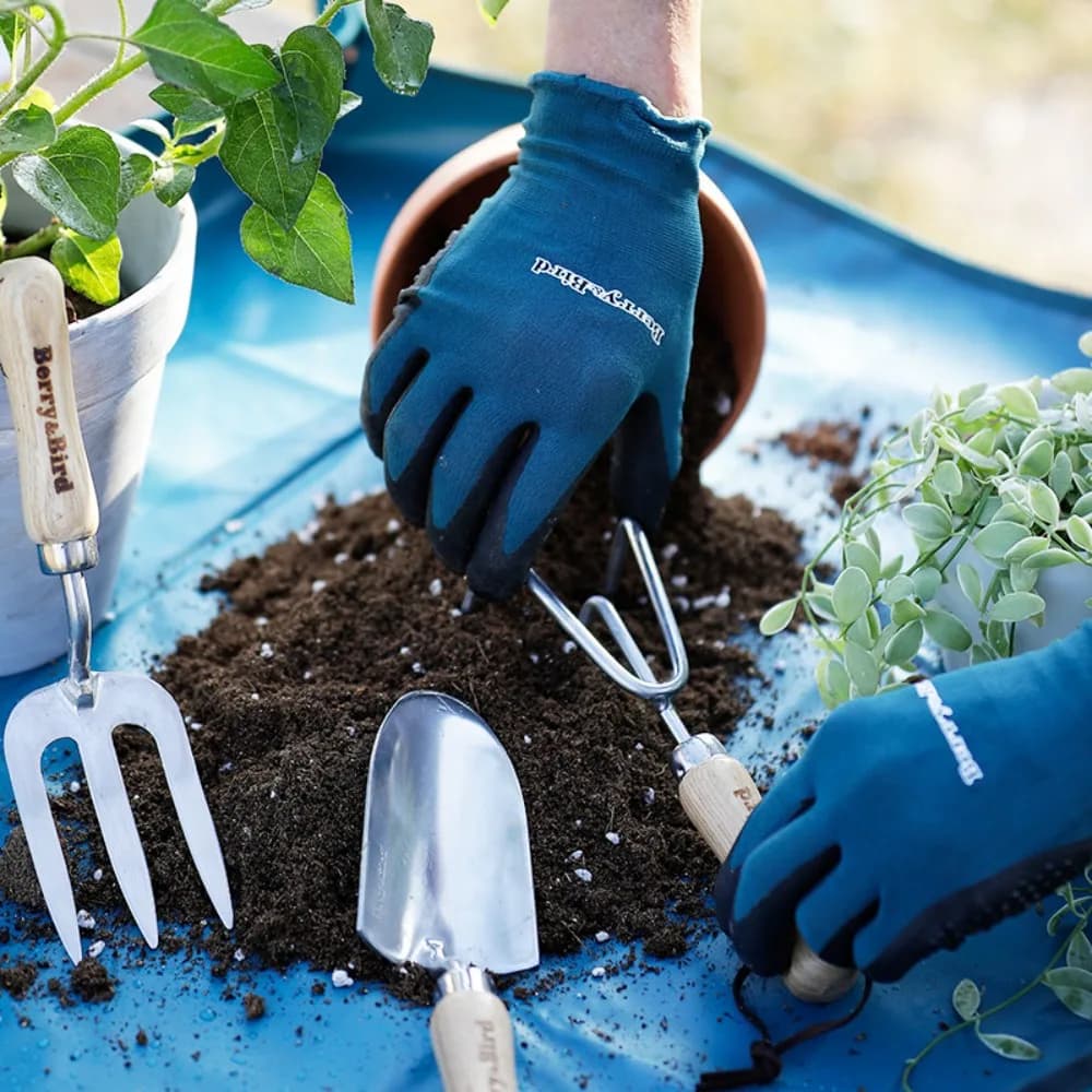 Outdoor Breathable Non-Slip Gardening Gloves Durable Portable High Elastic Work Gloves for Planting and Potting Garden Tools