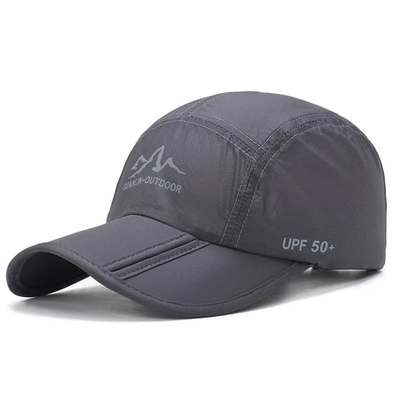 PUPF50 breathable windproof men's waterproof golf baseball cap + outdoor caps for women sports adjustable rain hat